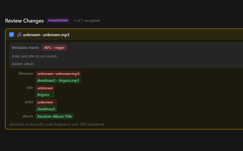 audiotag.ai: Tag your music library with confidence
